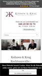 Mobile Screenshot of kohnen-krag.de